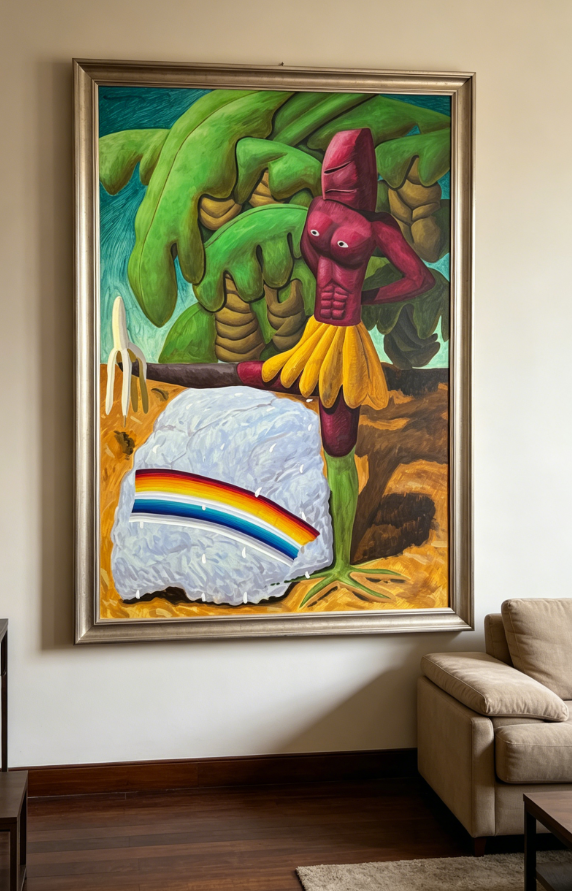 Rainbow banana