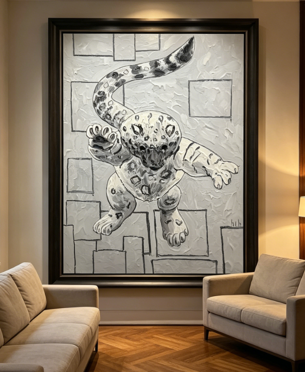 The falling leopard