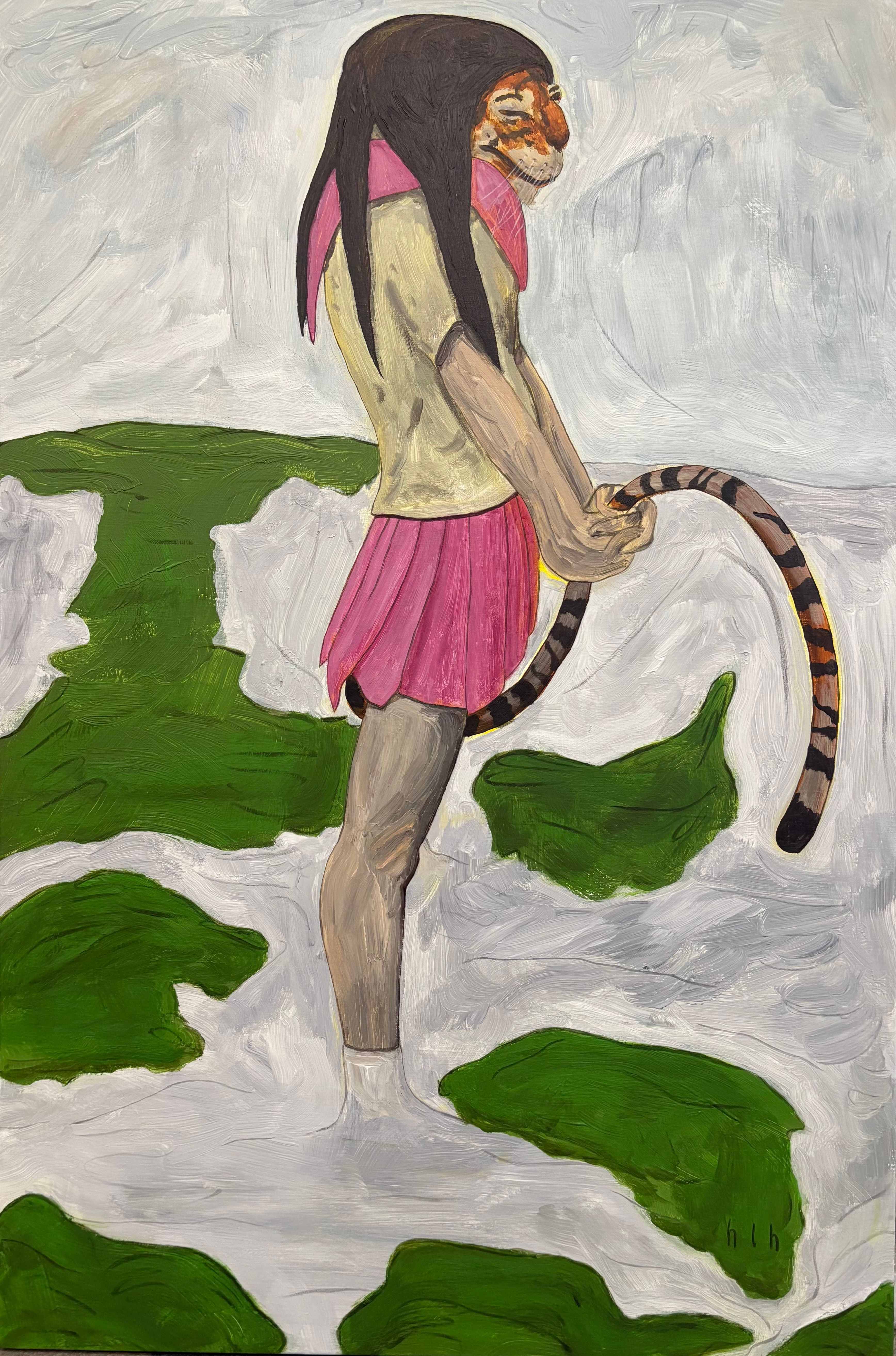 The tigress is very gentle